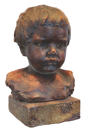 Raphael Frederick Ehat (bust with stone base)