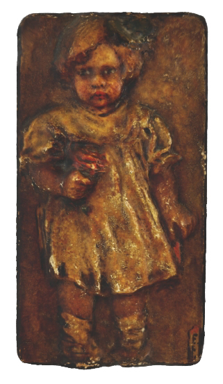 Girl Holding a Rose